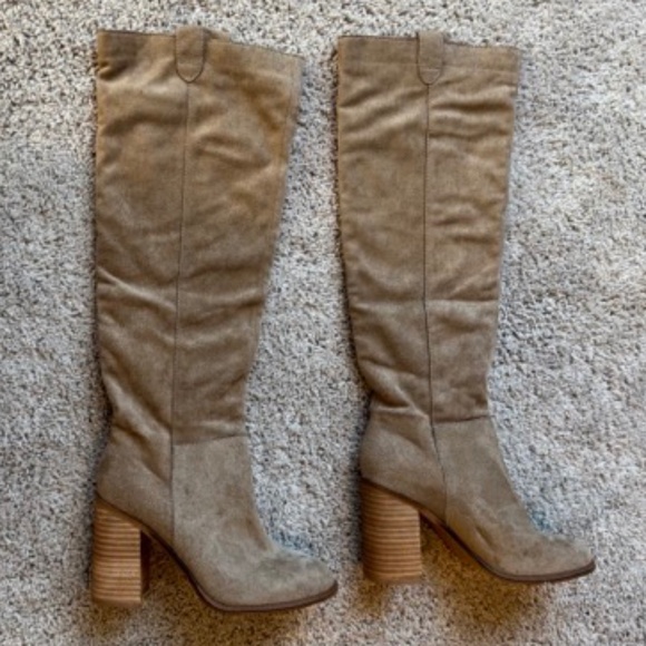 Vici Saint Slouch Knee-High Boot in Taupe - Picture 5 of 10